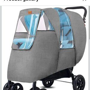 Double stroller Rain Cover